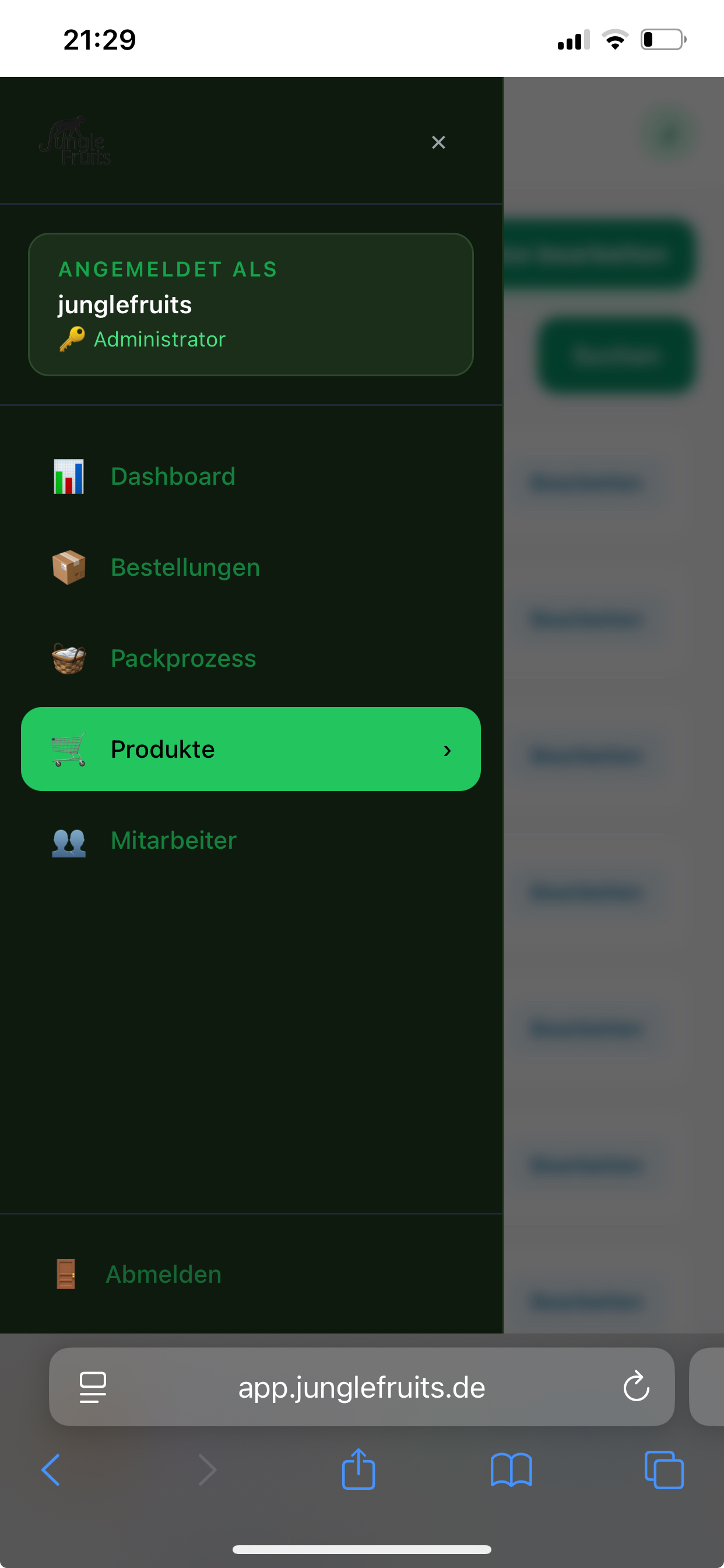 Jungle Fruits Automation App